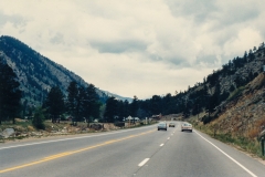 Road leading into Rockies