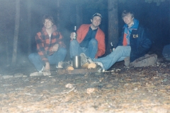 Hangin out with the guys drinking beer