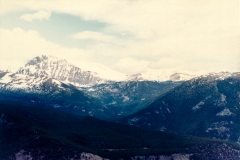 View of the mountains (from below)