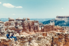 Ray and Jeff taking a breather on the edge