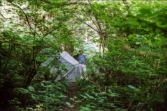 Our tent in the jungle