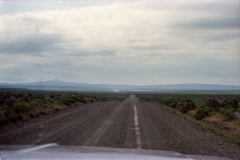Down Oregon state highway 22, a dirt road!
