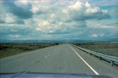It turned into a paved road after a while