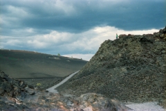 All volcanic rock