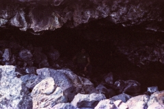 Wtih lots of caves