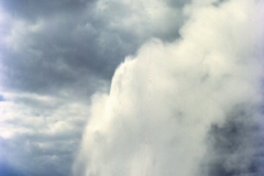 Old Faithful Geyser in Yellowstone National Park, Wyoming