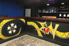 The bar.  Nice paint job.